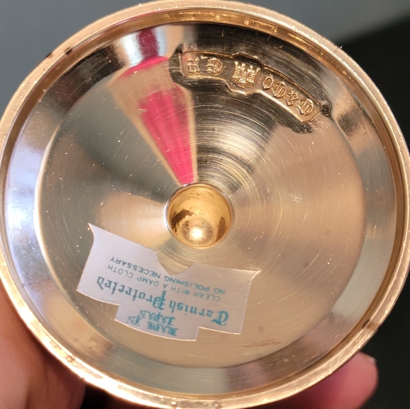 Vtg. Cornell Silver Plate Goblet Glasses w/ Ornate Coat Of Arms - Picture 5 of 5